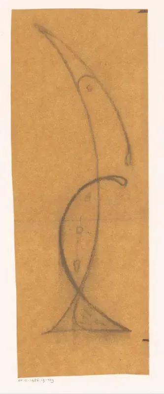 Ornament met gebogen lijnen