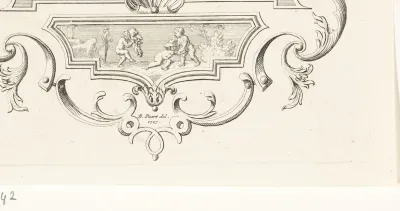 Ornament met spelende putti