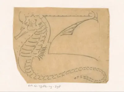 Ornament met zeepaardje