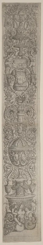 Ornament Panel: Nereid Ridden by Two Children