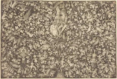 Ornament Panel with Two Lovers