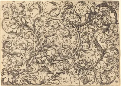 Ornament with Hop Vine