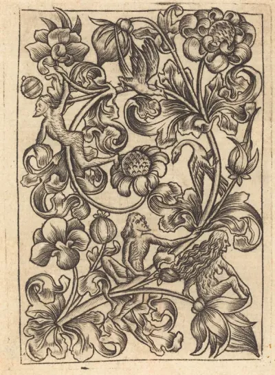 Ornament with Wild Folk