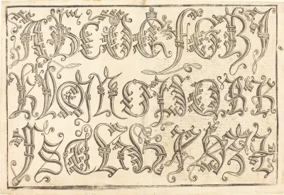 Ornamental Alphabet