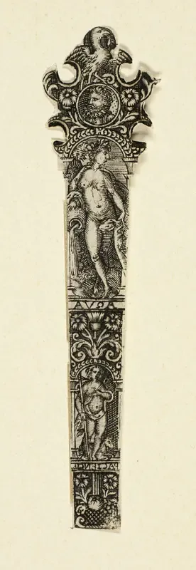 Ornamental Design for Knife Handle with Water, from The Four Elements