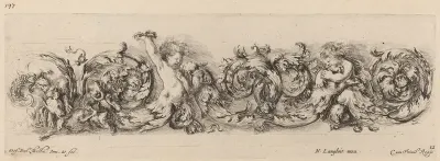 Ornamental Frieze with Children and Dogs