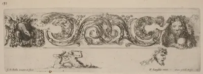 Ornamental Frieze with Eagle and Lion Engarlanded by Children