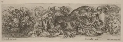 Ornamental Frieze with Leopard