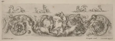 Ornamental Frieze with Marine Creatures