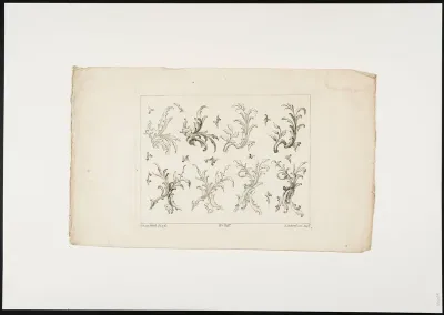 Ornamental leaf with rococo elements (26)
