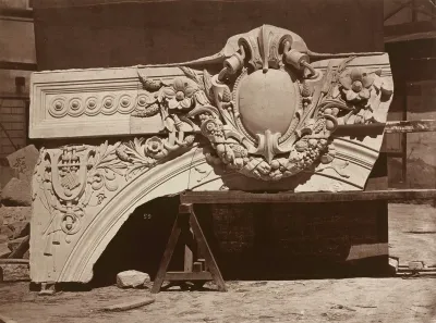 Ornamental Sculpture from the Paris Opera House (Arch Detail)