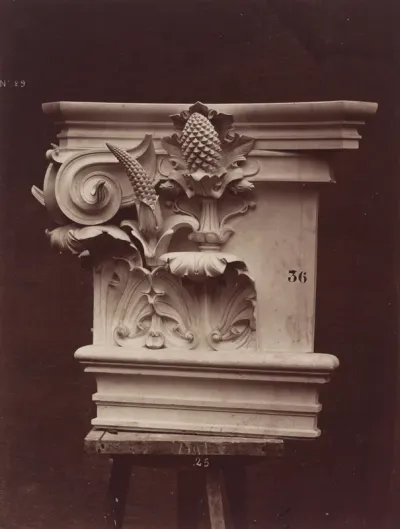 Ornamental Sculpture from the Paris Opera House (Column Detail)