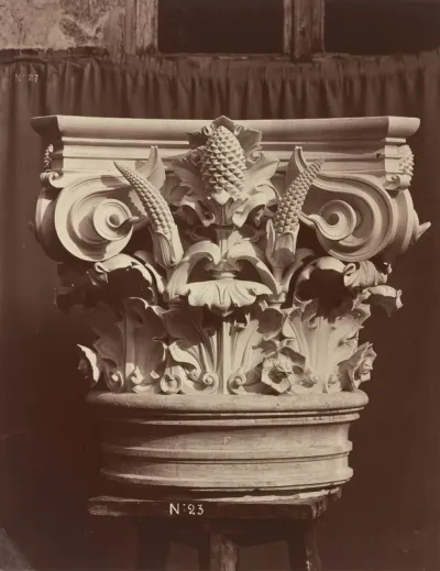 Ornamental Sculpture from the Paris Opera House (Column Fragment)