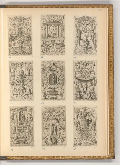 Ornamente mit antiken Göttern
