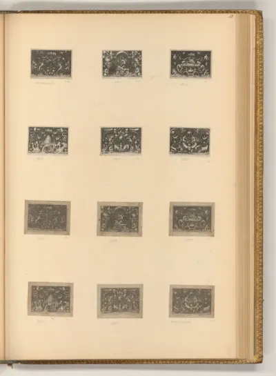 Ornamente mit Szenen aus dem Alten Testament