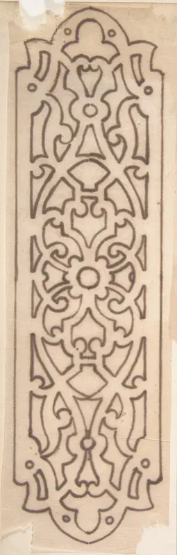 Ornamented Metal Doorplate