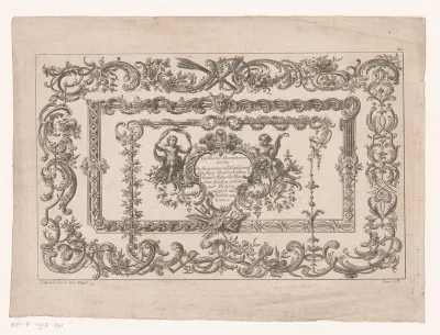 Ornamentele omlijstingen en cartouche