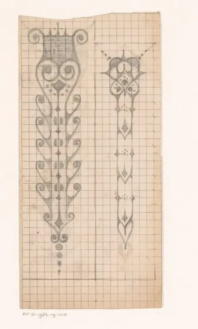 Ornamenten met krullende vormen