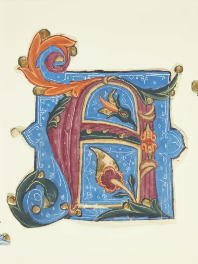 Ornamenteret initial A
