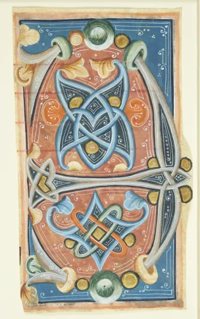 Ornamenteret initial E