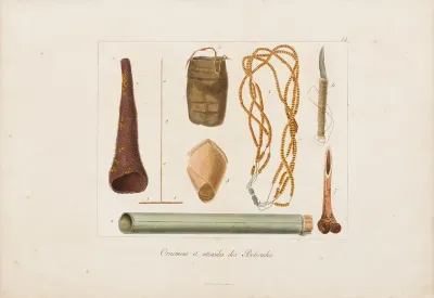 Ornemens et utensiles des Botocudes