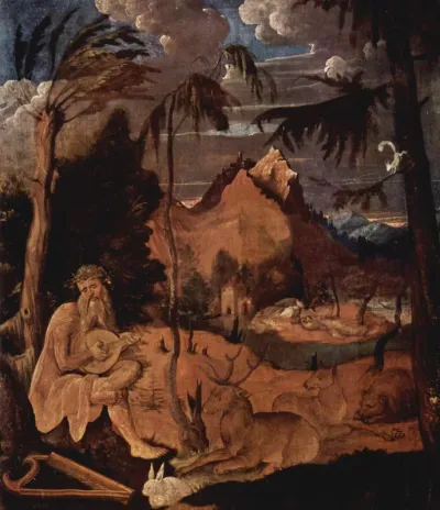 Orpheus and the animals