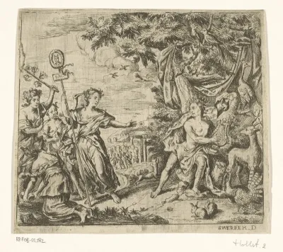Orpheus en de maenaden van Ciconia