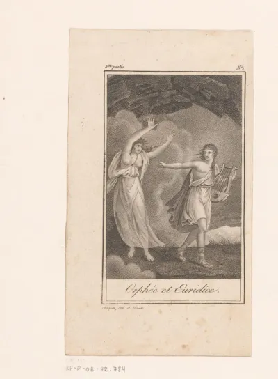 Orpheus en Eurydice in de onderwereld