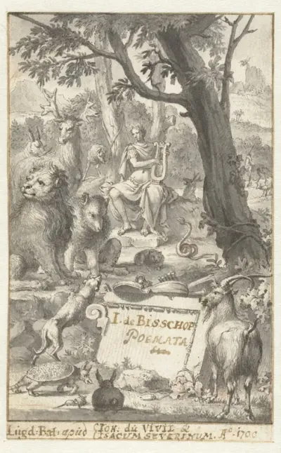 Orpheus Enchanting the Birds and Animals with his Lyre