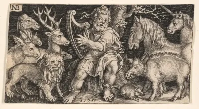 Orpheus from Fighting Chimeras and Scenes from Aesop's Fables