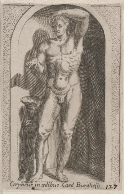 Orpheus (Orpheus in aedibus Card. Burghesij), from "Speculum Romanae Magnificentiae"
