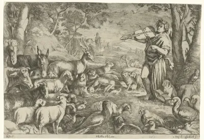 Orpheus temt de dieren