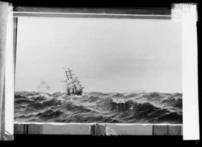 Oscar Kleineh: "Myrskyssä", ajoitus 1889-99