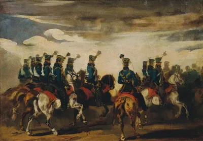 Österreichische blaue Husaren