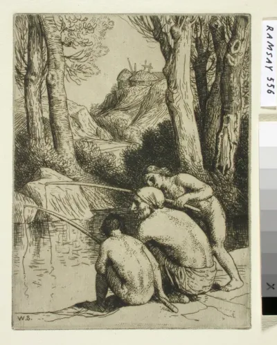 "Others say that Seth...". Kuvitusta Izaak Waltonin ja Charles Cottonin The Compleat Agler