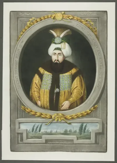 Othman Kahn III, from Portraits of the Emperors of Turkey