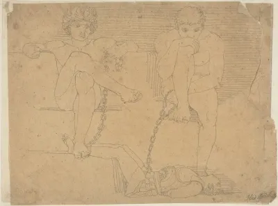 Otus and Ephialtes Holding Mars Captive
