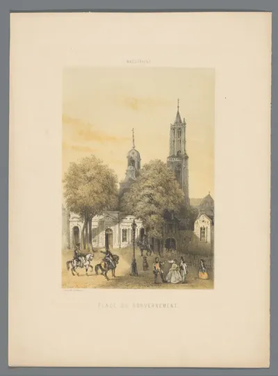 Oud wachthuis met plein te Maastricht