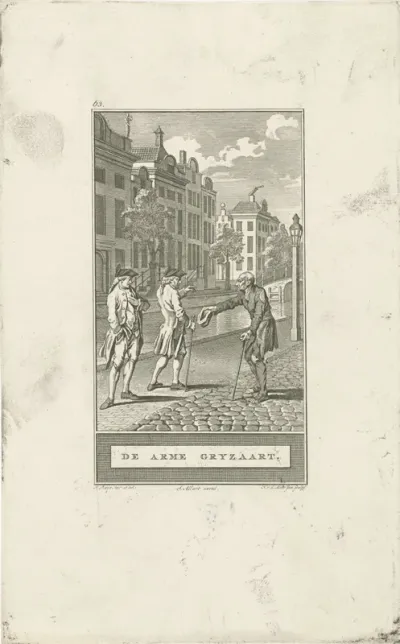 Oude bedelaar