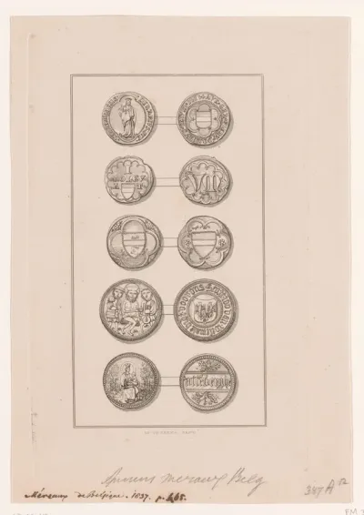 Oude Belgische zegels