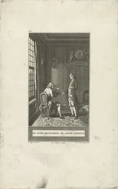 Oude dichter en de jonge criticus