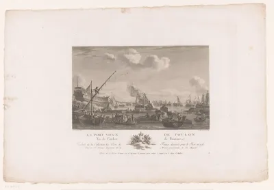 Oude haven van Toulon