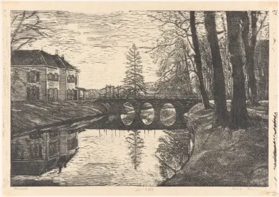 Oude Hof in Bergen