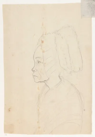 Oude Javaanse vrouw