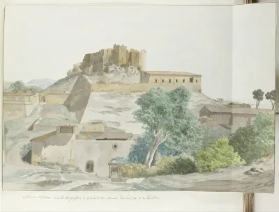 Oude kasteel van Mata en Grifone en het karmelieten klooster, grondvesten van Messina