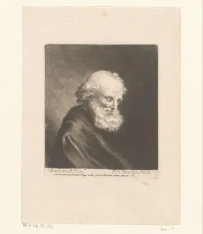 Oude man met een baard