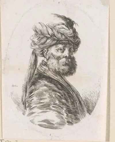 Oude Turkse man met tulband en een baard