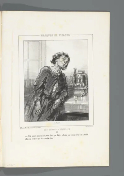 Oude vrouw aan de bar in een kroeg