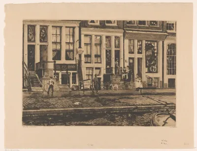 Oude Waal met de wasinrichting van de gezusters Veltkamp