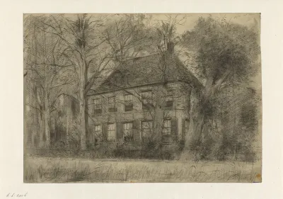 Oude woning aan het Gein